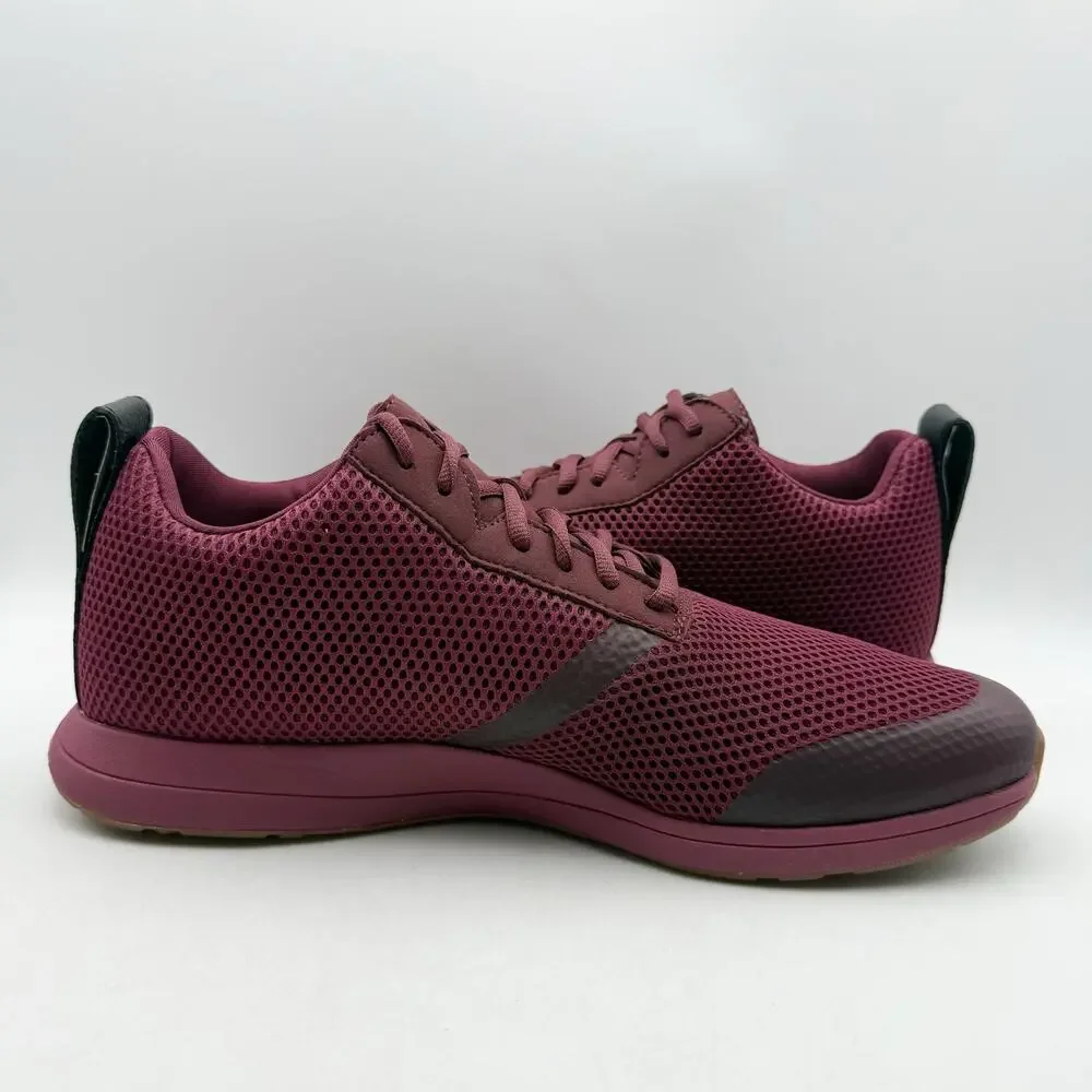 YORK Athletics Mens The Henry Mid Trainer Sneakers US 10.5 Red Black NIB